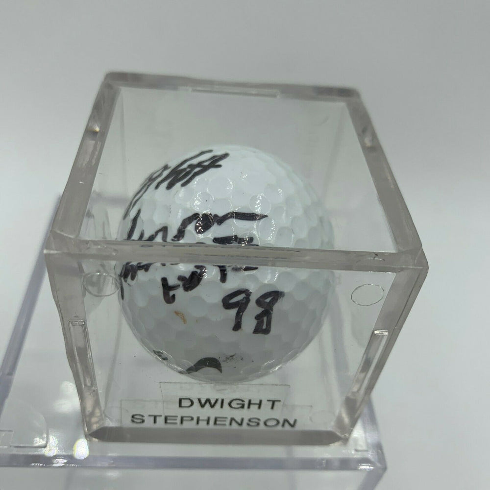 Dwight Stephenson Signed Autographed Golf Ball PGA With JSA COA