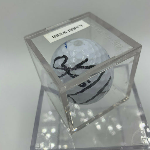 Karrie Webb Signed Autographed Golf Ball PGA With JSA COA