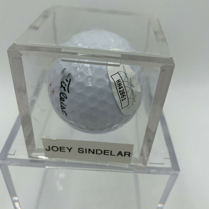 Joey Sindelar Signed Autographed Golf Ball PGA With JSA COA