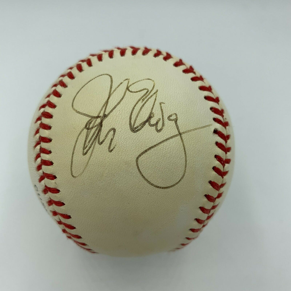 John Elway Early Career Signed 1980's National League Baseball With JSA COA