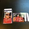 Lot Of (2) Blacktop Bully Signed Autographed Wrestling Cards JSA COA