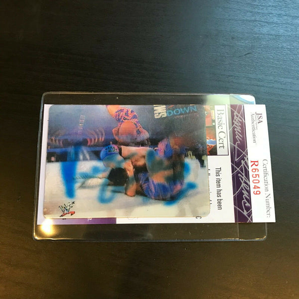 Kurt Angle Signed Autographed Wrestling Card JSA COA