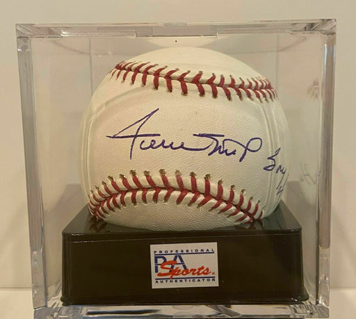 Willie Mays "Say Hey" Signed Inscribed Major League Baseball PSA DNA GEM MINT 10
