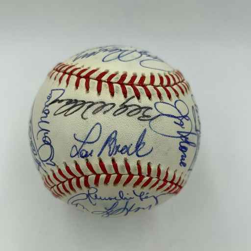 Lou Brock Billy Williams Darrell Porter Baseball Legends Multi Signed Baseball