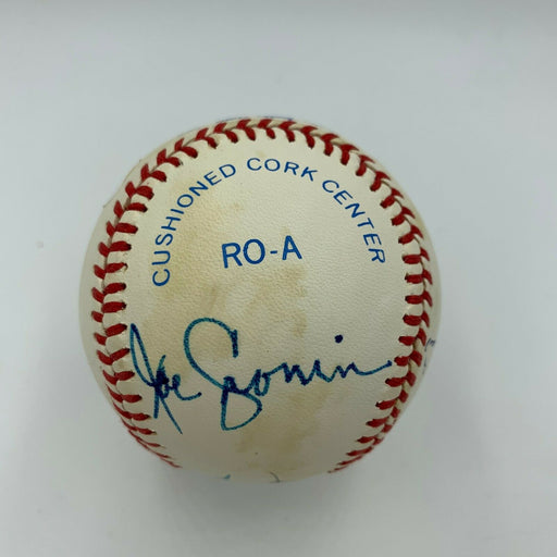 Joe Cronin Luke Appling Boudreau Aparicio HOF Shortstops Signed Baseball JSA COA