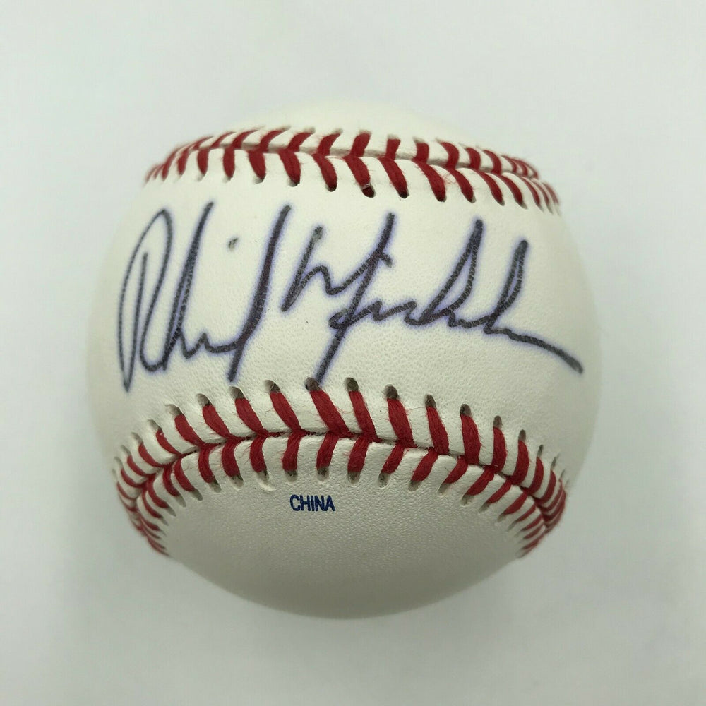 Phil Mickelson Single Signed Rawlings Baseball With JSA COA PGA Golf Legend