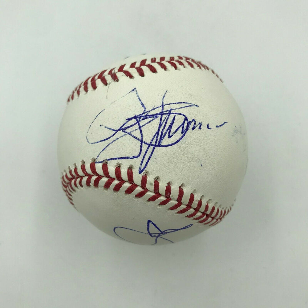 Kiss Complete Band Signed Baseball Gene Simmons Thayer Stanley Singer PSA DNA