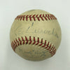 Leo Durocher 1943 Brooklyn Dodgers Minor League Team Signed Baseball
