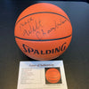 Rare Wilt Chamberlain "Peace" Signed Spalding NBA Official Game Basketball JSA