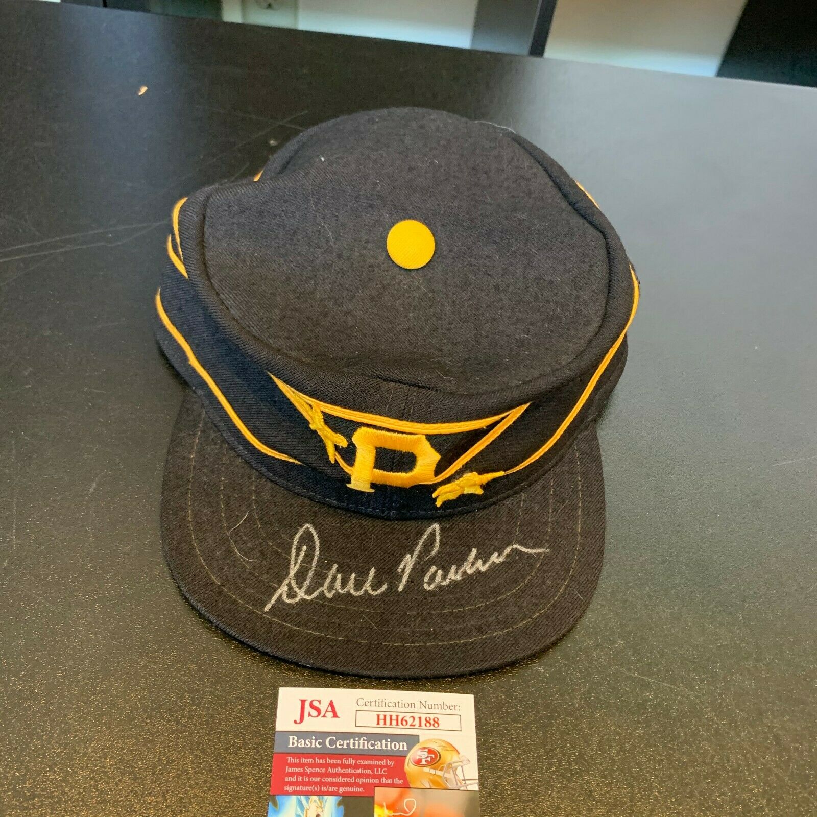 Dave Parker Signed 1979 Game Used Pittsburgh Pirates Pillbox Hat Cap J —  Showpieces Sports
