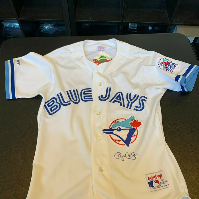 Roger Clemens Signed Authentic Toronto Blue Jays Game Model Jersey