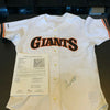 Willie Mays Signed Authentic San Francisco Giants Game Issued Jersey JSA COA