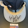 Tim Raines Signed 1996 Game Used New York Yankees Baseball Hat Cap With JSA COA