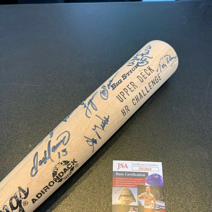 Rare Upper Deck Celebrity Home Run Derby Signed Bat With Dan Marino JSA COA