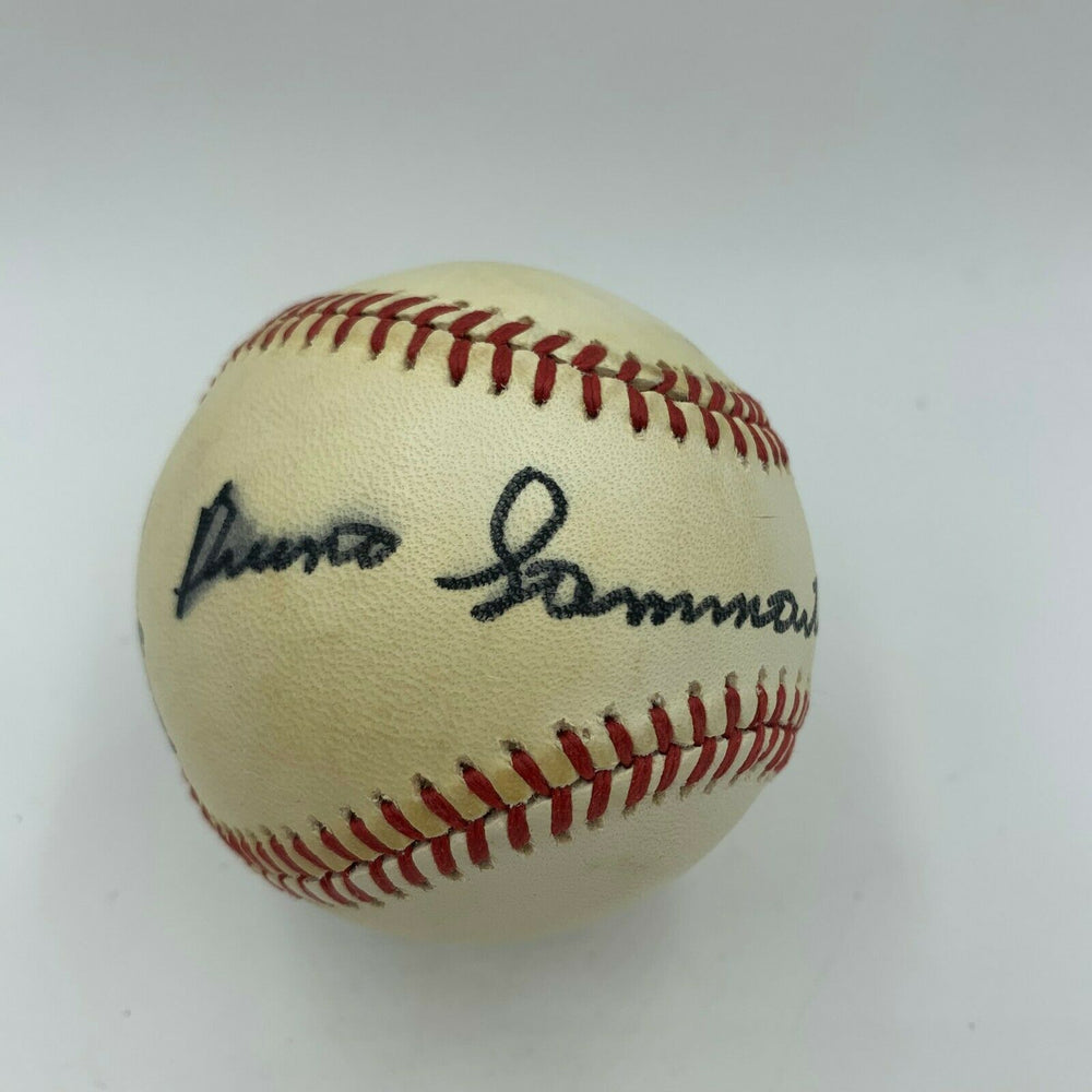 Bruno Sammartino Signed National League Baseball JSA COA WWE Wrestling