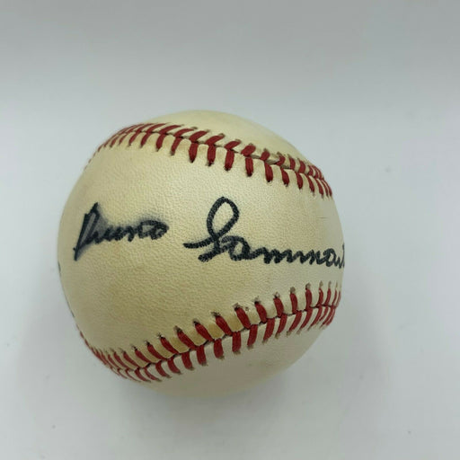 Bruno Sammartino Signed National League Baseball JSA COA WWE Wrestling