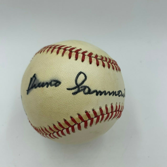 Bruno Sammartino Signed National League Baseball JSA COA WWE Wrestling