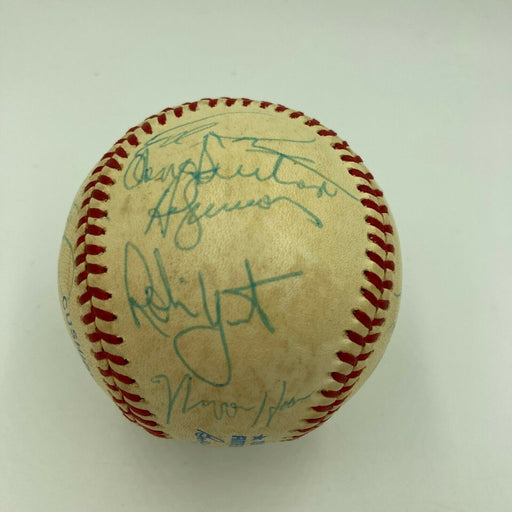 1982 Milwaukee Brewers American League Champions Team Signed Baseball