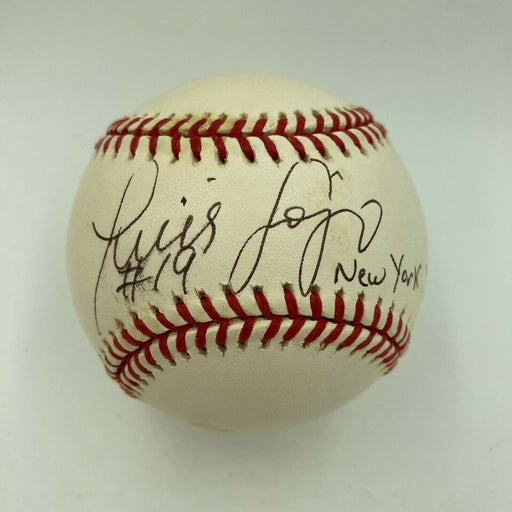 Luis Sojo #19 New York Yankees Signed National League Baseball