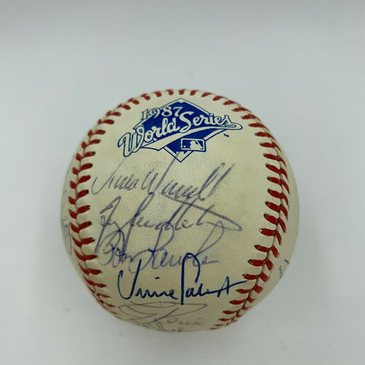 1987 St. Louis Cardinals NL Champs Team Signed World Series Baseball JSA COA
