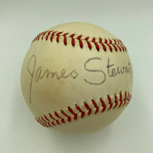 James Jimmy Stewart "Monte Stratton" Signed Autographed Baseball With JSA COA
