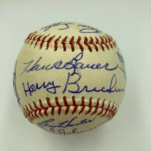 Beautiful 1967 Baltimore Orioles Team Signed Autographed Baseball With JSA COA