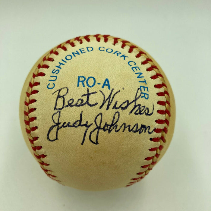 Judy Johnson Single Signed Autographed Vintage American League Baseball JSA COA