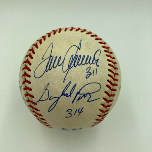 Tom Seaver 300 Win Club Signed Baseball With Inscriptions 7 Sigs With JSA COA