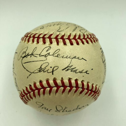 Beautiful 1944 Boston Braves Team Signed Official National League Frick Baseball