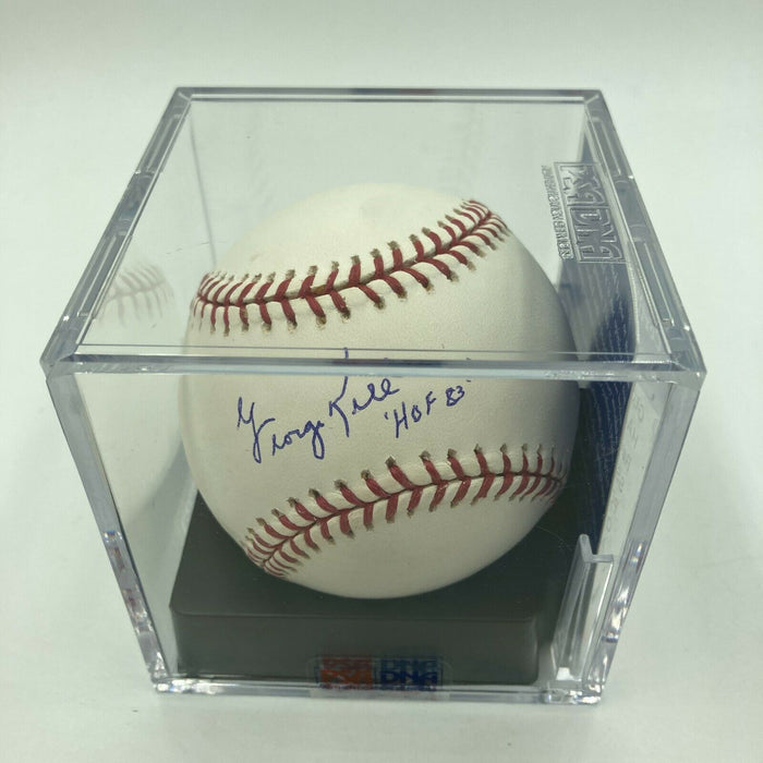 George Kell HOF 1983 Signed Major League Baseball PSA DNA Graded GEM MINT 10