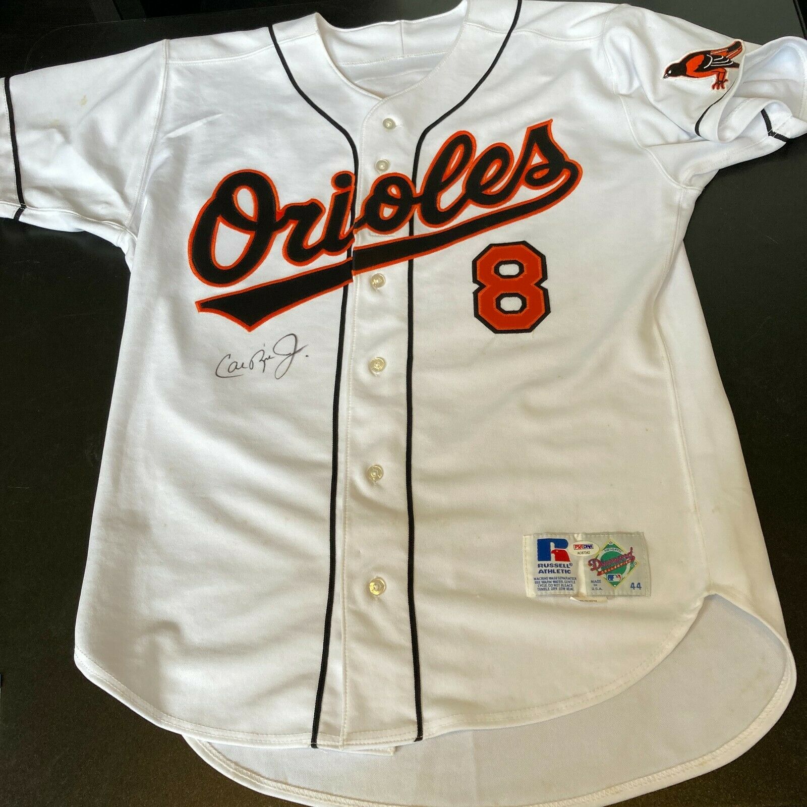 Lot Detail - 1992 Cal Ripken Jr. Baltimore Orioles Game Used & Signed Orange  Alternate Jersey (Ripken LOA)