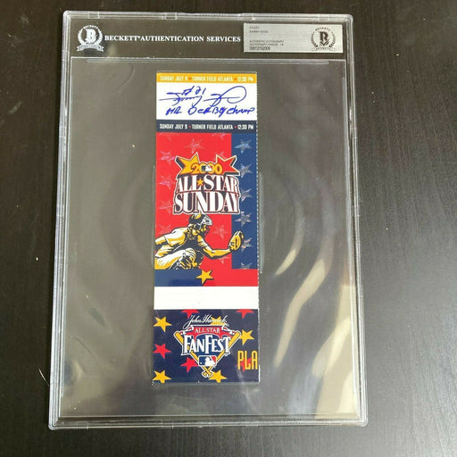 Sammy Sosa "Home Run Derby Champ" Signed All Star Game Ticket BGS Beckett COA
