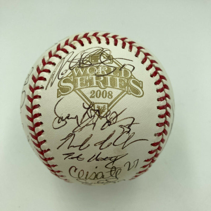 2008 Philadelphia Phillies World Series Champs Team Signed W.S. Baseball JSA COA