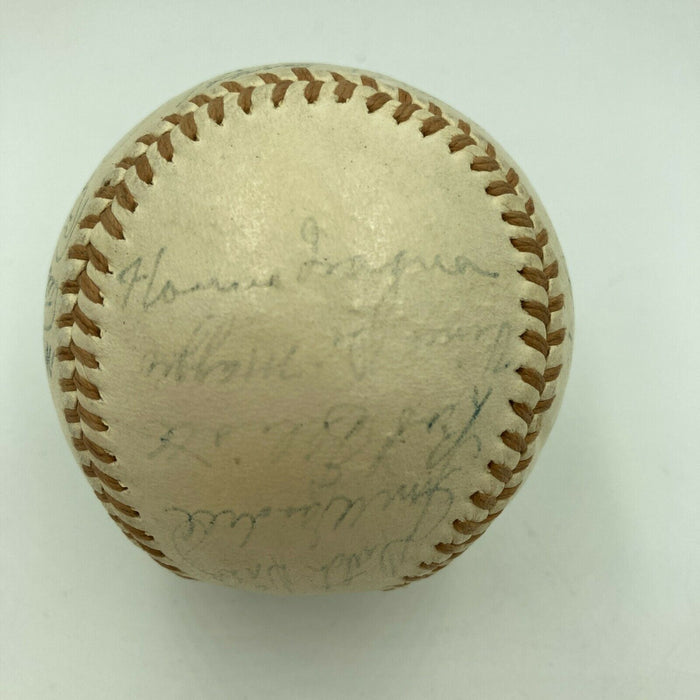 Honus Wagner 1943 Pittsburgh Pirates Team Signed NL Baseball PSA DNA COA