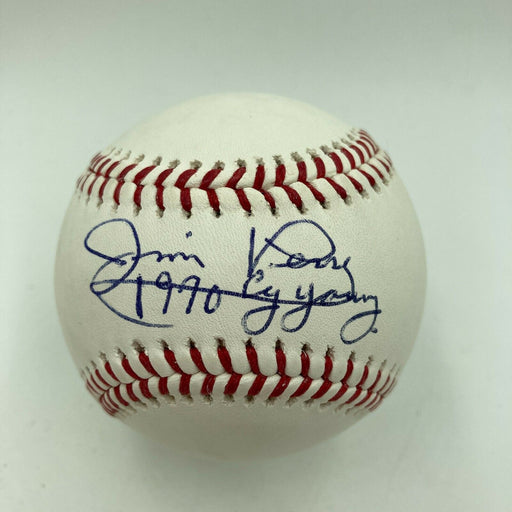 Jim Perry 1970 Cy Young Signed Major League Autographed Baseball