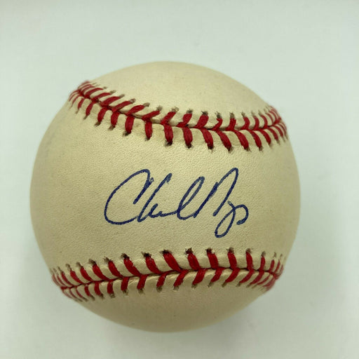 Charles Nagy Signed Autographed Official Major Baseball