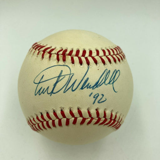 Turk Wendell Signed Autographed Official National League Baseball