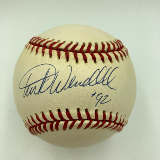 Turk Wendell Signed Autographed Official National League Baseball