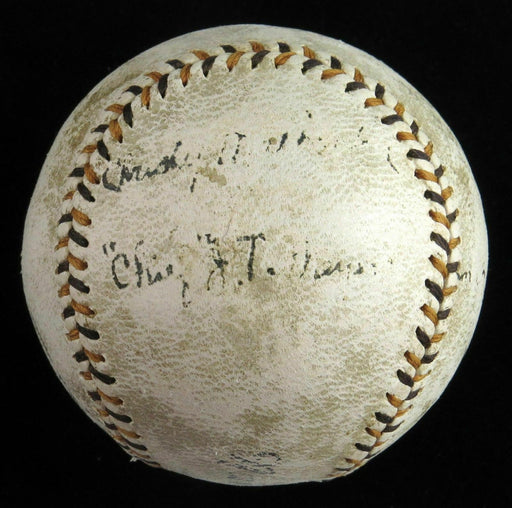 Christy Mathewson Signed 1914 National League Game Used Baseball With JSA COA