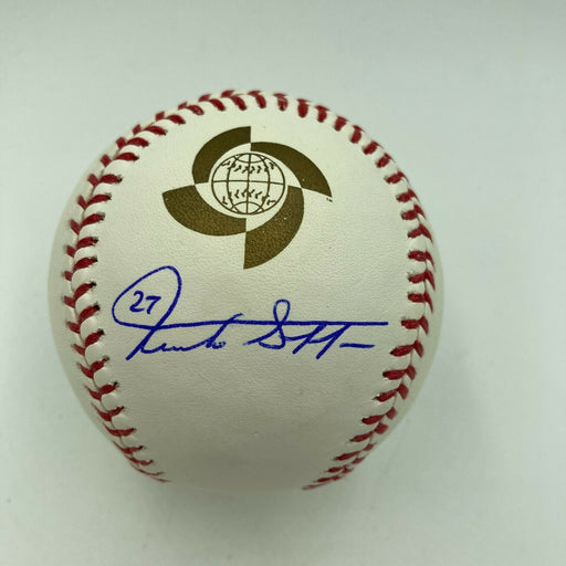 Giancarlo Stanton Signed Autographed Official 2013 WBC Baseball JSA COA