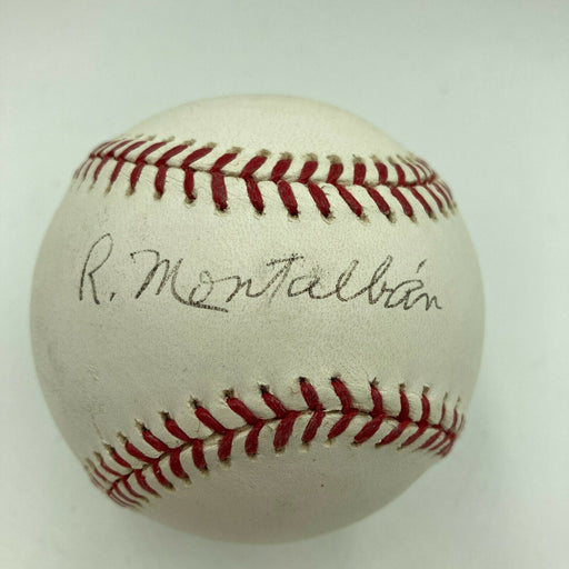 Ricardo Montalban Signed Autographed Major League Baseball Celebrity JSA COA