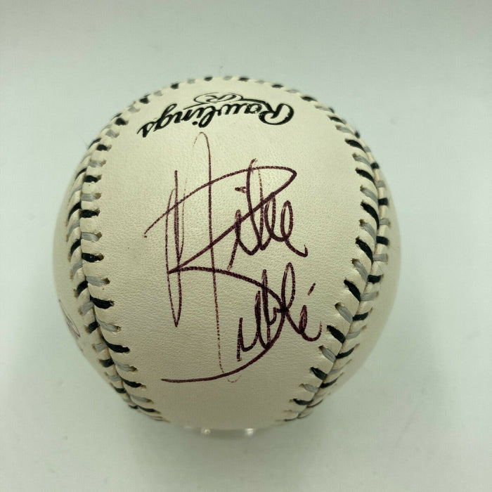 Michael Buble & Vanessa Carlton Signed 2003 All Star Game Baseball JSA COA
