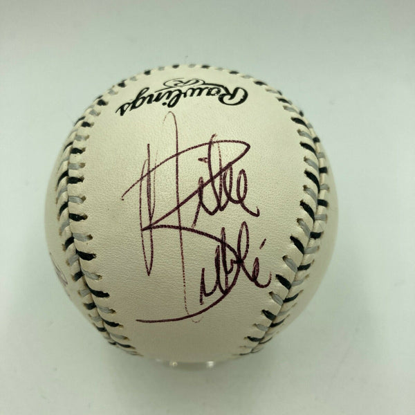 Michael Buble & Vanessa Carlton Signed 2003 All Star Game Baseball JSA COA