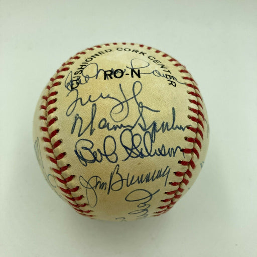 Rare 200 Win Club Signed Baseball 19 Sigs Tom Seaver Bob Gibson Don Drysdale PSA