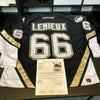 Mario Lemieux Signed Authentic KOHO Game Model Pittsburgh Penguins Jersey JSA