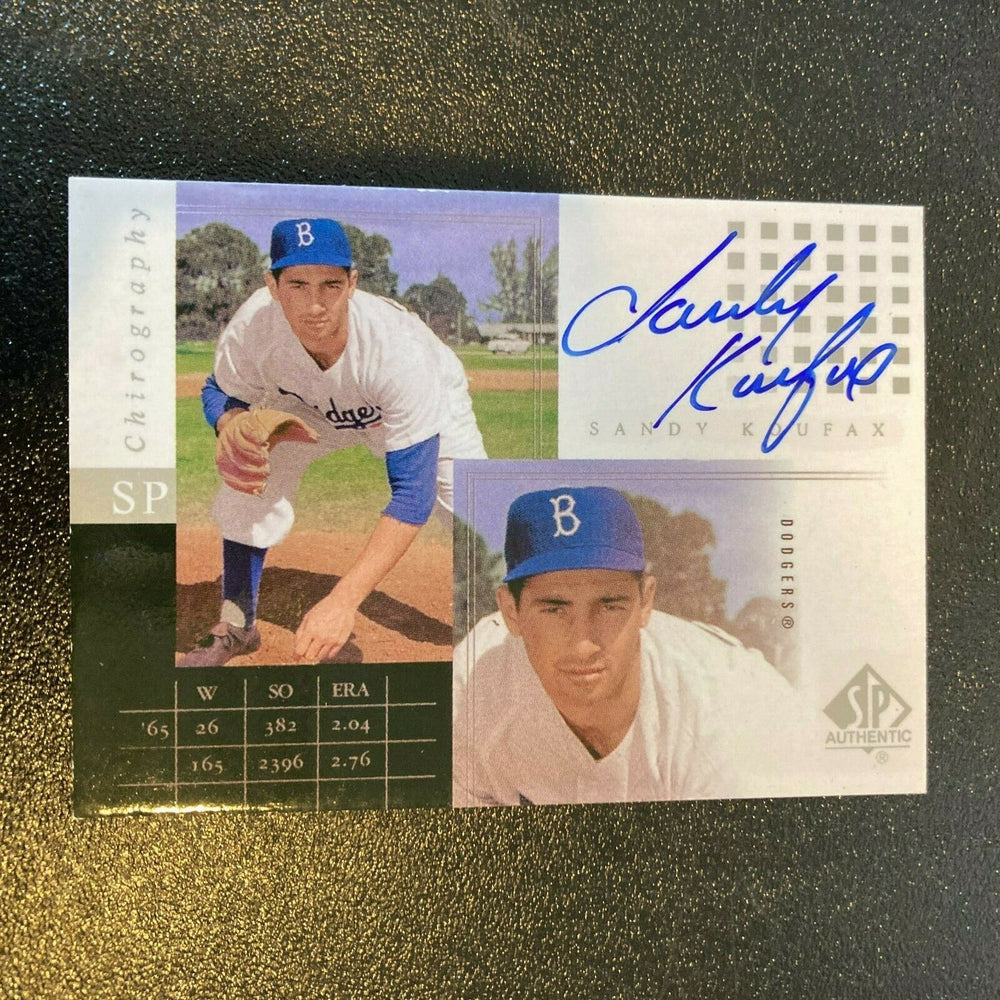 SANDY KOUFAX 2000 Upper Deck SP Authentic Chirography Signed Auto Baseball Card
