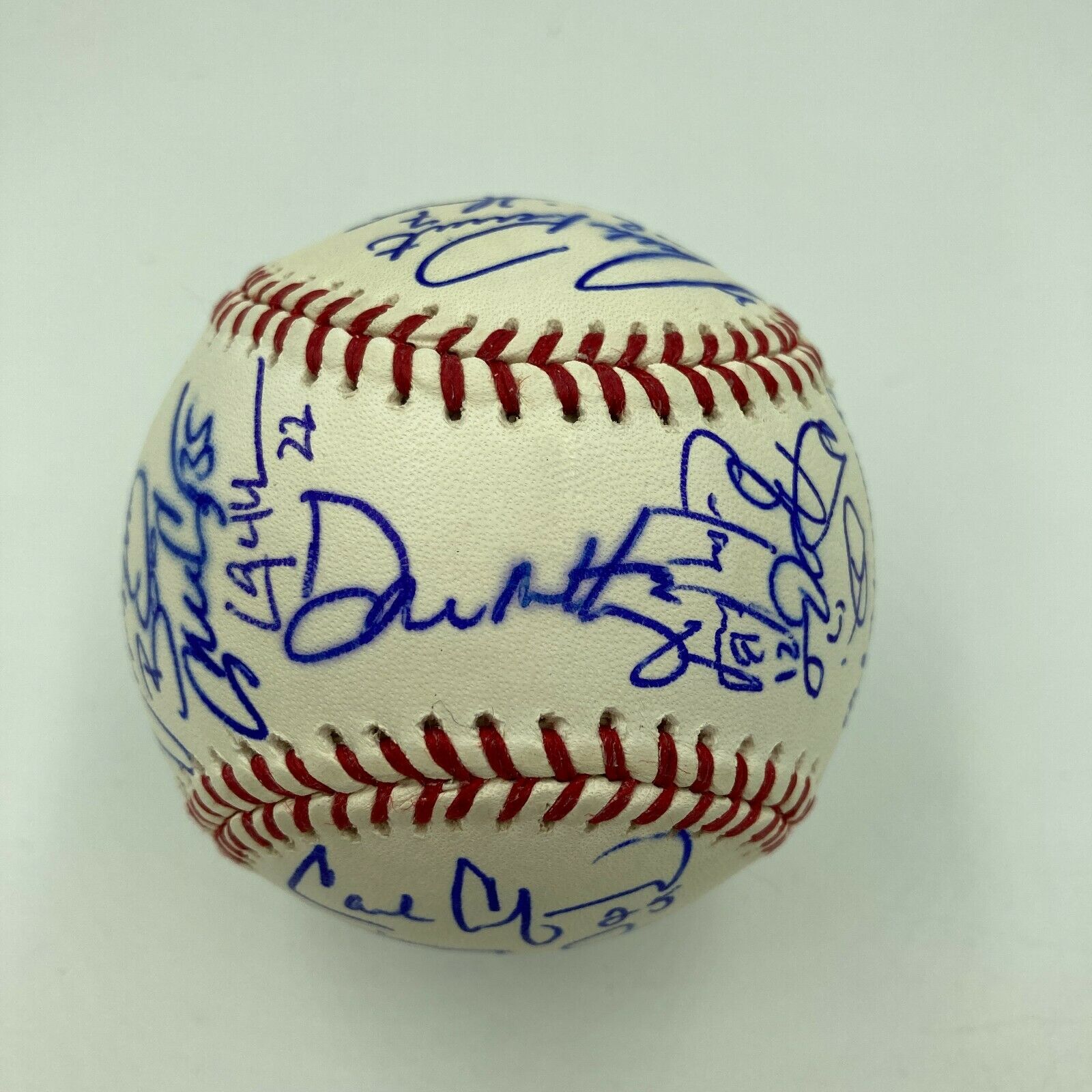 Clayton Kershaw Autographed 2020 WS Baseball Los Angeles Dodgers JSA