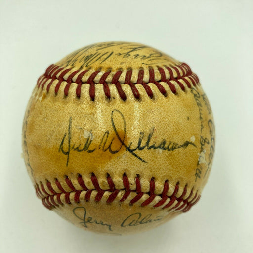 1972 Oakland A's Athletics World Series Champs Team Signed Baseball JSA COA
