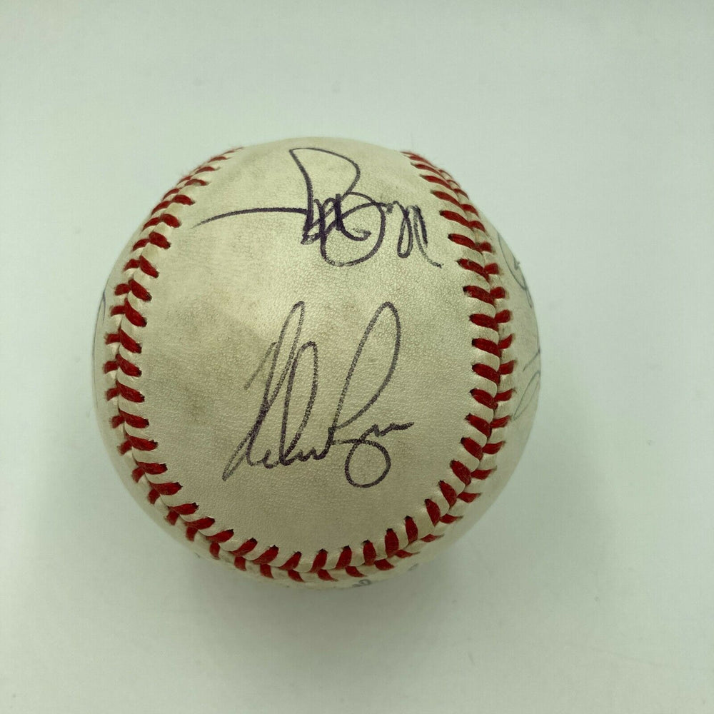 Nolan Ryan Don Mattingly Mark Mcgwire George Brett All Star Signed Baseball JSA