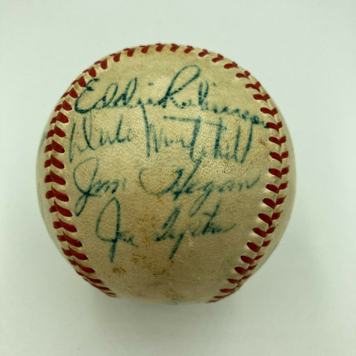 1948 Cleveland Indians World Series Champs Team Signed Baseball With JSA COA